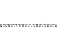 GBC Drahtbindercken WireBind, A4, 21 Ringe, 8 mm, schwarz