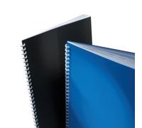 GBC ESP425505 Pack de 100 Couvertures 500 m Rouge