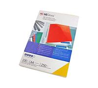 GBC HiGloss Pack de 100 Plats de Couverture Rouge