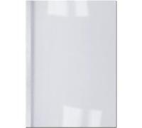 GBC LeatherGrain - A4 (210 x 297 mm) - 30 feuilles - 150 micromètres - blanc - 100 unités couverture à reliure thermique Blanc G