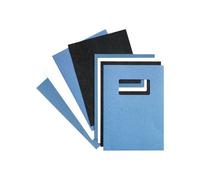 GBC LeatherGrain - A4 (210 x 297 mm) - bleu roi - 250 g/m² - 50 unités couverture à reliure