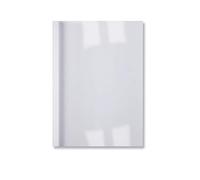 GBC | Lot de 100 Couvertures de reliure thermique LinenWeave A4 blanc | Dos LinenWeave 240 g/m² & face PVC 150 microns | Tranche 1,5 mm - jusqu’à 15 feuilles | Réf. IB386305
