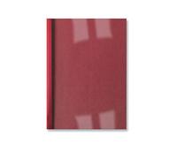 GBC | Lot de 100 Couvertures de reliure thermique LinenWeave A4 Rouge | Dos LinenWeave 240 g/m² & face PVC 150 microns | Tranche 1,5 mm - jusqu’à 15 feuilles | Réf. IB386503