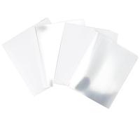 GBC | Lot de 100 Couvertures de Reliure Thermique ThermaBind A5 | Tranche 3 mm | Dos Blanc Satiné | Face Transparente PVC | Jusqu’à 30 Feuilles | Finition Premium | Professionnels | IB370427