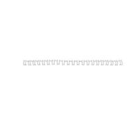 GBC | Lot de 100 Peignes Métalliques MultiBind A4 | 21 Boucles | 14 mm | Reliure Permanente | Ouverture à Plat 360° | Jusqu’à 120 Feuilles |Documents Professionnels Confidentiels | Blanc | IB165481