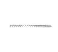 GBC | Lot de 100 Peignes Métalliques MultiBind A4 | 21 Boucles | 6 mm | Reliure Permanente | Ouverture à Plat 360° | Jusqu’à 20 Feuilles | Documents Professionnels Confidentiels | Noir | IB165023