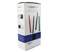 GBC | Lot de 100 Peignes Plastique CombBind A4 | 21 Anneaux | 12 mm | Reliure Modifiable | Ouverture à Plat | Jusqu’à 90 Feuilles | Pour Rapports Présentations Devoirs | Noir | 4028177