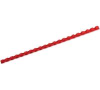 GBC | Lot de 100 Peignes Plastique CombBind A4 | 21 Anneaux | 12 mm | Reliure Modifiable | Ouverture à Plat | Jusqu’à 90 Feuilles | Pour Rapports Présentations Devoirs | Rouge | 4028217