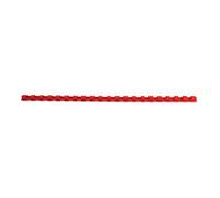 GBC | Lot de 100 Peignes Plastique CombBind A4 | 21 Anneaux | 14 mm | Reliure Modifiable | Ouverture à Plat | Jusqu’à 120 Feuilles | Pour Rapports Présentations Devoirs | Rouge | 4028218