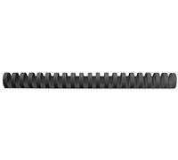 GBC | Lot de 100 Peignes Plastique CombBind A4 | 21 Anneaux | 19 mm | Reliure Modifiable | Ouverture à Plat | Jusqu’à 150 Feuilles | Pour Rapports Présentations Devoirs | Noir |4028601