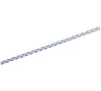 GBC | Lot de 100 Peignes Plastique CombBind A4 | 21 Anneaux | 8 mm | Reliure Modifiable | Ouverture à Plat | Jusqu’à 40 Feuilles | Pour Rapports Présentations Devoirs |Blanc| 4028194
