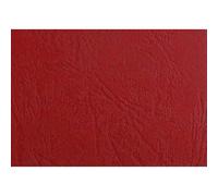 GBC | Lot de 100 Plats de couverture LeatherGrain A4 | Grain Cuir Rouge 250 g/m² | Finition premium, protection professionnelle & présentation soignée | Réf. CE040031