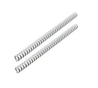 GBC, Lot de 50 Peignes ClickBind, A4, 16 mm, Capacité de 145 feuilles, Permet l'ajout et le retrait facile de pages, Ouverture 360° et à plat, idéal pour la photocopie, Blanc, 387340E