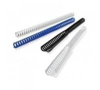 GBC, Lot de 50 Peignes ClickBind, A4, 16 mm, Capacité de 145 feuilles, Permet l'ajout et le retrait facile de pages, Ouverture 360° et à plat, idéal pour la photocopie, Granité transparent, 387326E
