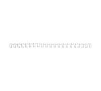 GBC MultiBind - 6 mm - 21 anneaux - A4 (210 x 297 mm) - 55 feuilles - argenté(e) - 100 unités fil de ligature - pour P/N: IB271212, IB271250