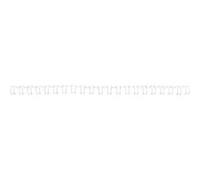 GBC MultiBind - 8 mm - 21 anneaux - A4 (210 x 297 mm) - 70 feuilles - blanc - 100 unités fil de ligature - pour P/N: IB271212, IB271250 Blanc G