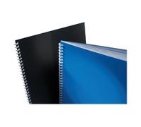 Gbc Opaquecovers - A4 (210 X 297 Mm) - 180 Micromètres - Noir - 100 Unités Couverture À Reliure Pvc