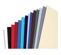 GBC - Plats de couverture - Boites de 100 - Noir - Toucher cuir Noir G