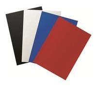 GBC PolyOpaque - A4 (210 x 297 mm) - 300 micromètres - rouge foncé - 100 unités couverture à reliure PVC - pour GBC ClickBind 15; CoilBind Mc10, P59; CombBind C110, C210, C75, DB28; WireBind W20, W25