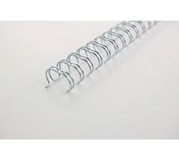 GBC Reliure à fil WireBind, A4, 34 anneaux, 12,5 mm, argenté