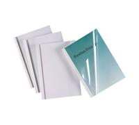 GBC Standard - 10 mm - A5 (148 x 210 mm) - 90 feuilles - 150 micromètres blanc satin avec capot avant transparent - 240 g/m² - 100 unités couverture à reliure thermique