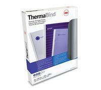GBC Thermabind Paquet de 25 Couvertures de Reliure - 110 feuilles 12 mm Blanc
