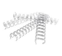 ACCO REXEL – Peignes métalliques WireBind RG810670 – 9,5 mm Blanc – Lot de 100