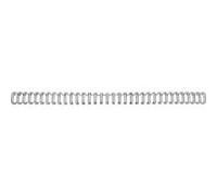 GBC | Lot de 100 Peignes Métalliques WireBind A4 | 34 Boucles | 12,5 mm | Reliure Permanente | Ouverture à Plat 360° | Jusqu’à 95 Feuilles | Documents Professionnels Confidentiels | Noir | RG810810