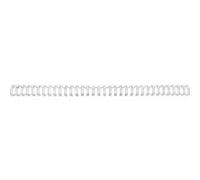 GBC WireBind - 11 mm - 34 anneaux - A4 (210 x 297 mm) - 100 feuilles - argent - 100 unités spirale de reliure - pour WireBind W20, W25E; Rexel WB606 Argent G