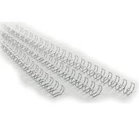 GBC WIREBIND 21LOOP A4 6MM SILVER (100) classeur à anneaux