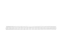 Gbc Wirebind - 6 Mm - 34 Anneaux - A4 (210 X 297 Mm) - 55 Feuilles - Argenté(E) - 100 Unités Spirale De Reliure - Pour Wirebind W20, W25e; Rexel Wb606