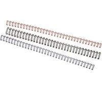 GBC WireBind dos de reliure métallique A4 21 anneaux 14 mm blanc 100 pièces