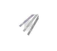 Gbc Wirebind Pack De 100 Peignes Métalliques 125 Mm Argent