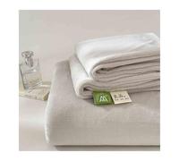 GBHMJU Drap Plat Flanelle pour 1 2 Personnes Drap du Dessus 160x230cm 200x230cm 240x250cm 240x270cm Drap Plat en Polyester Doux pour lit 90cm à 200cm(Silver Gray,160x230cm+48x74cm x1)