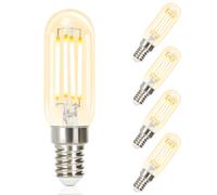 GBLY 4 pcs ampoule LED E14 lampe vintage - T25 ampoule Edison Light Bulb 2700K 4W lampe à incandescence blanc chaud filament ampoule rétro verre antique lampe à économie d'énergie pour hôtel