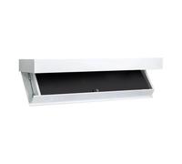 GBMITING étagère Secrète,Meuble Plus Tiroir Secret Étagère avec Compartiment Secret Flottante dissimulée Solution de Rangement Murale cachée Meubles(White)