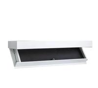 GBMITING étagère Secrète,Meuble Plus Tiroir Secret Étagère de Rangement en Bois,cachée avec Compartiment, boîte à Rabat, Fixation Murale, décoration la Maison(White)