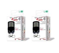 GBS Jolly Open 4 TÉLÉCOMMANDE Radio DE Portail COPIEUSE Universelle Pack de 2