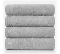 GC GAVENO CAVAILIA Lot de 4 Grandes Serviettes de Bain en Coton égyptien très absorbantes, très Douces, à séchage Rapide, 450 g/m², lavables, 75 x 135 cm