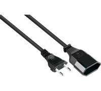 GC P0300-S010 - Rallonge euro type C vers connecteur femelle euro, noir, 0,75 mm