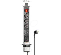 GC PT060-0103 - Bloc multiprise pop-up, triple, type F - CEE 7/3, 2 x USB
