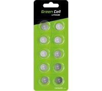 GC XCR03 - Pile bouton au lithium, 3 V, 70 mAh, 16,0x2,0 mm, paquet de 10