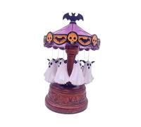 Gcljlmy Veilleuse en carrousel fantôme, décoration d'Halloween, objet de collection, figurine décorative, lampe de chevet pour la maison, fête, cadeau d'invité, cheminée