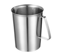 Gcljlmy Verre doseur en acier inoxydable, polyvalent, 2000 ml, ustensile de cuisine pour huile, jus, lait et cuisine