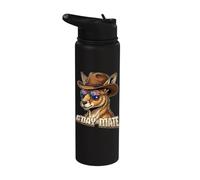 G'Day Mate Drapeau australien kangourou de l'Australie Stainless Steel Insulated Water Bottle