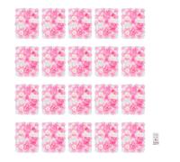 Gdetnysty Lot de 20 murs de roses artificielles - Pour bricolage, mariage, rue, décor rose avec grille fine - 40 x 60 cm - Pour mariage, fiançailles, fête d'anniversaire, etc