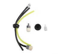Gdfnmogo Kit de joint de réservoir de carburant pour débroussailleuse - 18/20 mm - Triple tuyau avec aspiration, retour et ventilation - Compatible avec Echo et débroussailleuse