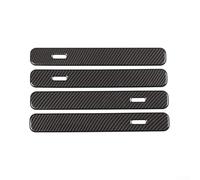 Gdfnmogo Lot de 4 patchs de poignée de porte extérieure en fibre de carbone pour Range For Rover Velar (2017-2020) - Lot de 4 housses décoratives intérieures et extérieures en ABS