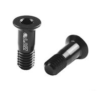 Gdfnmogo Vis de guidage de dérailleur arrière en alliage d'aluminium M5 x 14,2 mm avec colle de verrouillage pour boulon de tension de roue de vélo, pièces de vélo haute dureté résistantes à la