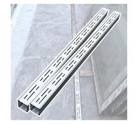 GDMDPTE Caniveau extérieur avec Grille Amovible - Système de caniveau Mince pour allée, Cour et Douche - Solution Efficace de Gestion des eaux